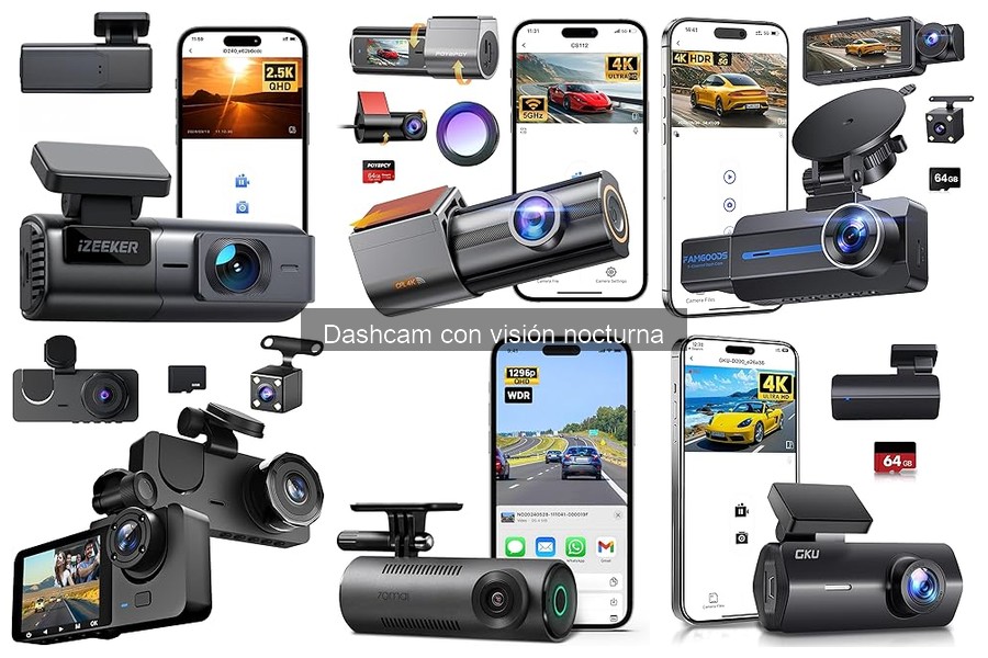 Mejores Dashcams con Visión Nocturna: Comparativa 2023