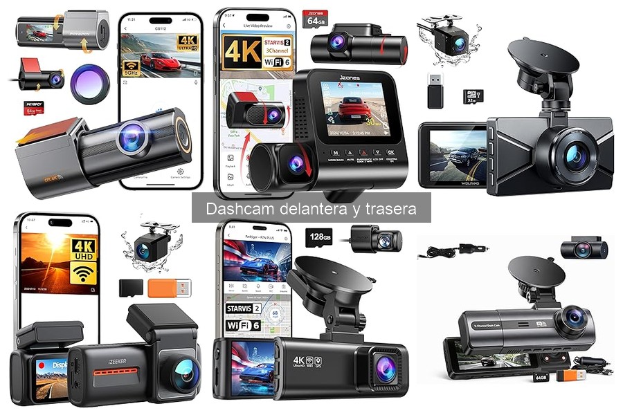 Mejores Dashcams Delantera y Trasera para Conducción Nocturna