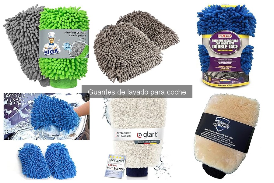 Mejores guantes de lavado para coche según tu uso