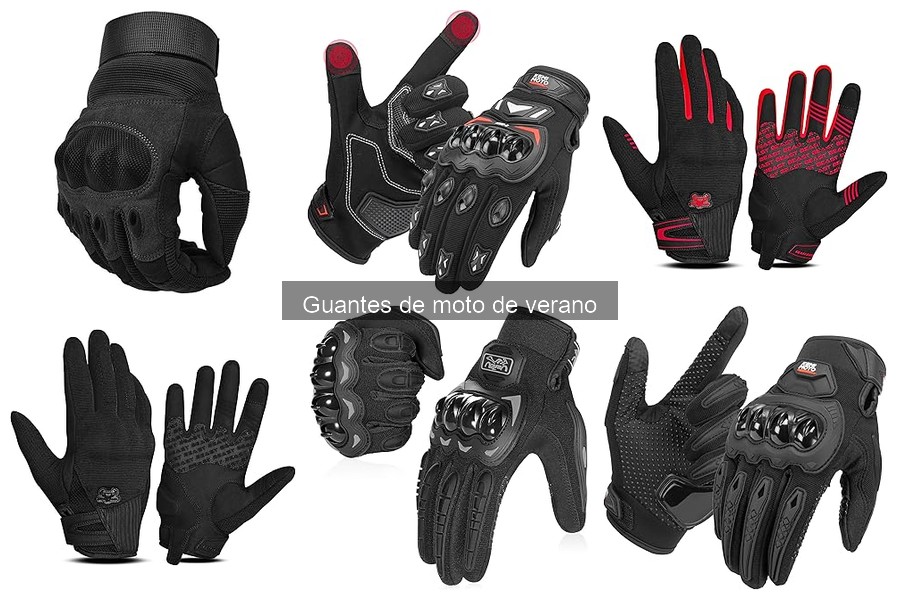 Mejores guantes de moto de verano para el clima cálido