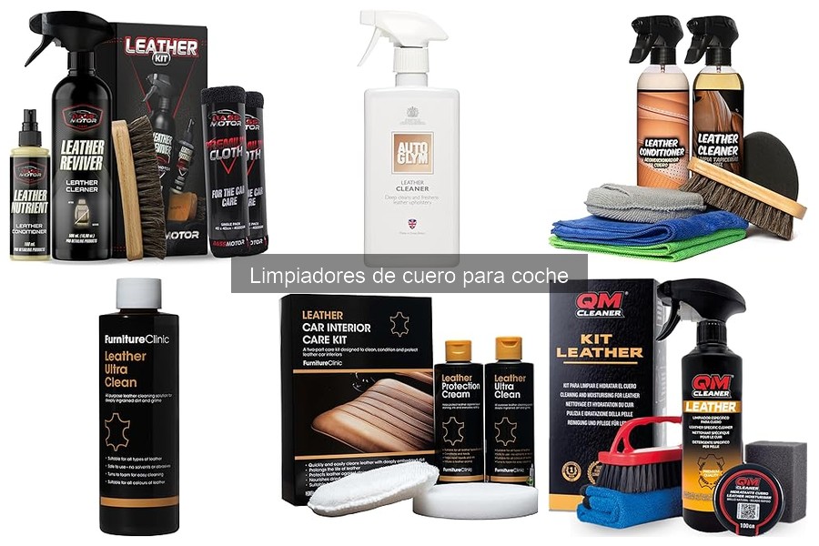 Mejores limpiadores de cuero para coche en 2023