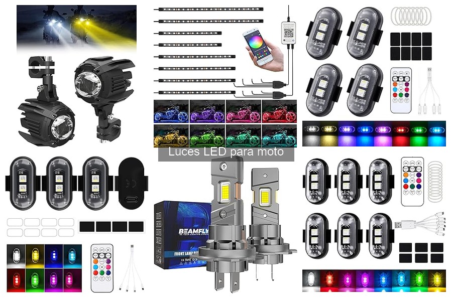 Mejores luces LED para moto según opiniones de usuarios
