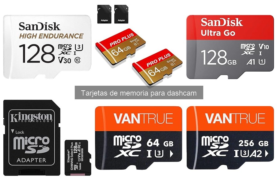 Mejores lugares para comprar tarjetas de memoria para dashcam