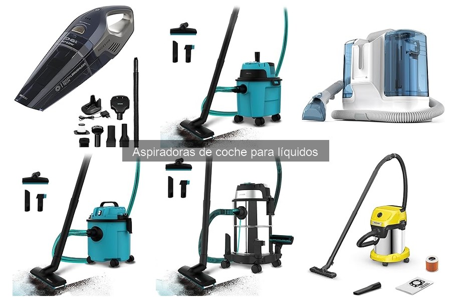 Mejores marcas de aspiradoras de coche para líquidos