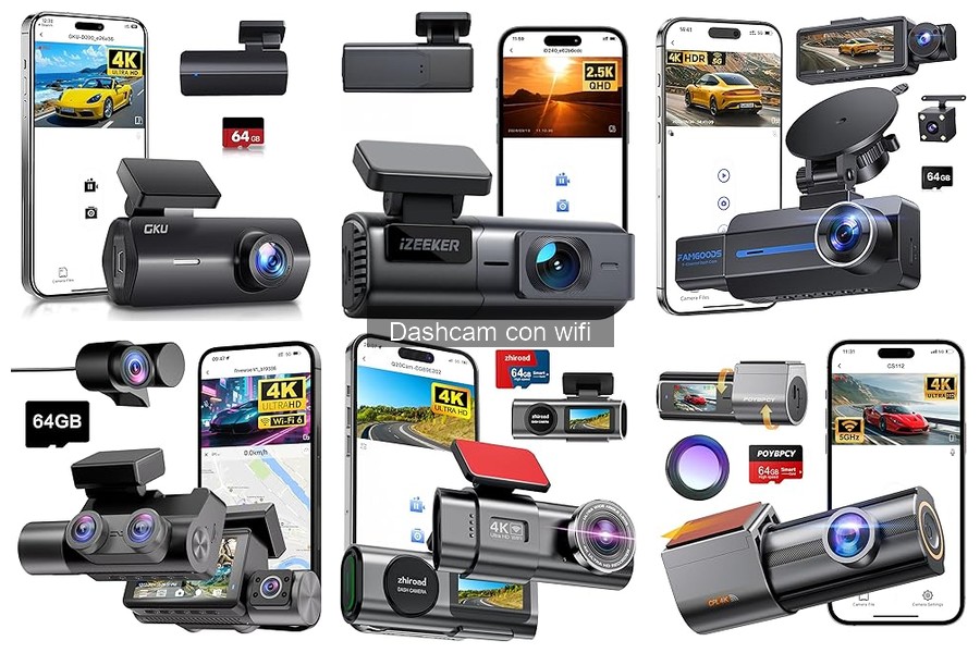 Mejores marcas de dashcams con wifi en 2023