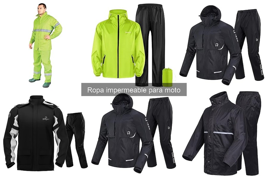 Mejores marcas de ropa impermeable para moto en 2023