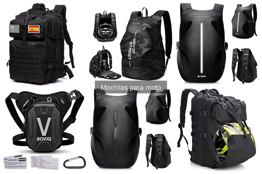 Mejores mochilas para moto en viajes largos: comparativa