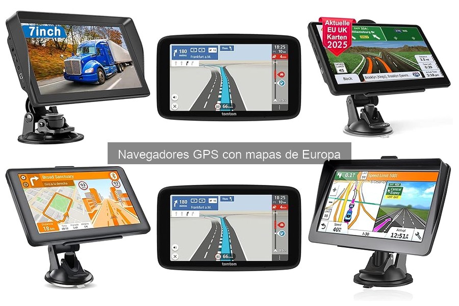 Mejores navegadores GPS con mapas de Europa para coche