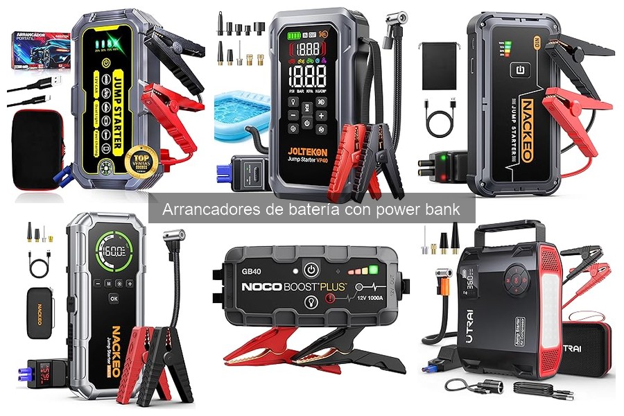 Mejores ofertas en arrancadores de batería con power bank
