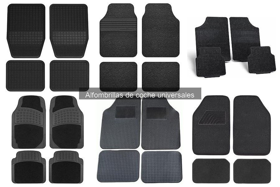 Mejores ofertas y precios de alfombrillas universales para coche