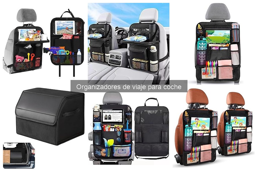 Mejores organizadores de viaje para coche en 2023