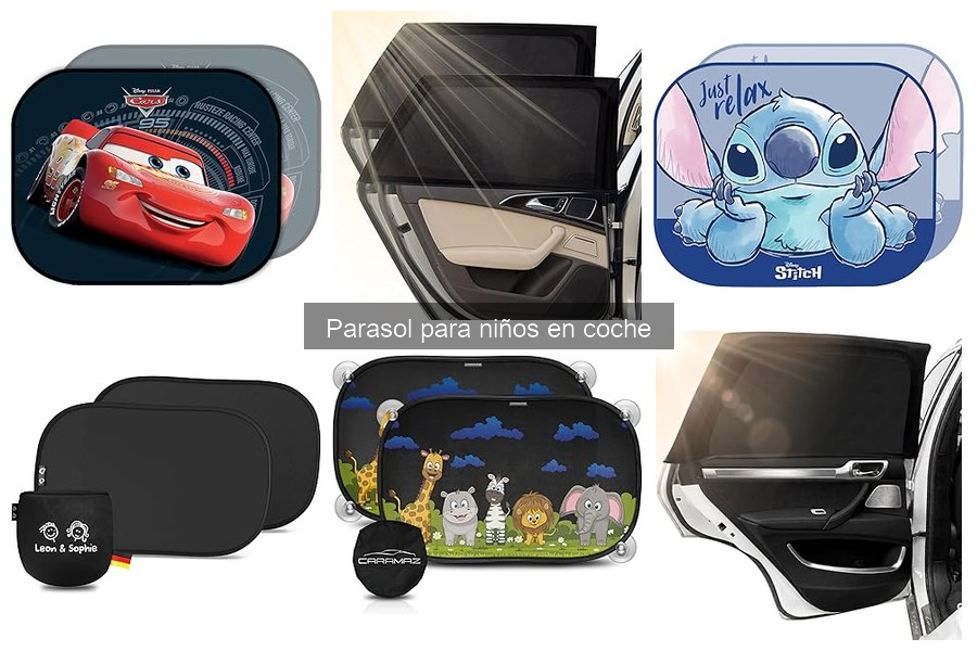 Mejores parasoles para niños en coche en 2024