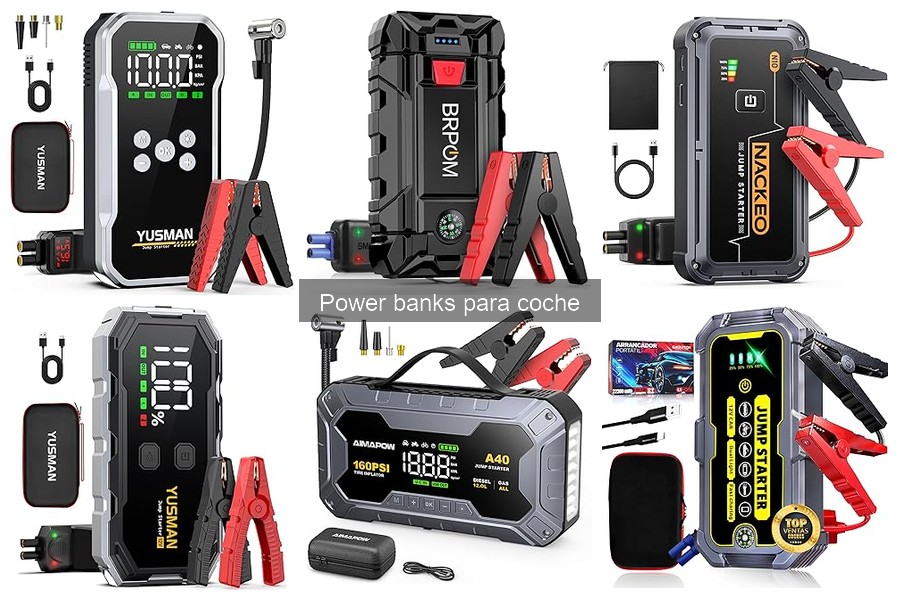 Mejores power banks para coche en 2023: comparativa y precios