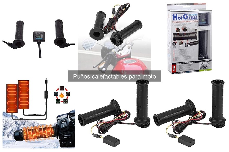 Mejores puños calefactables para moto en 2023: comparativa