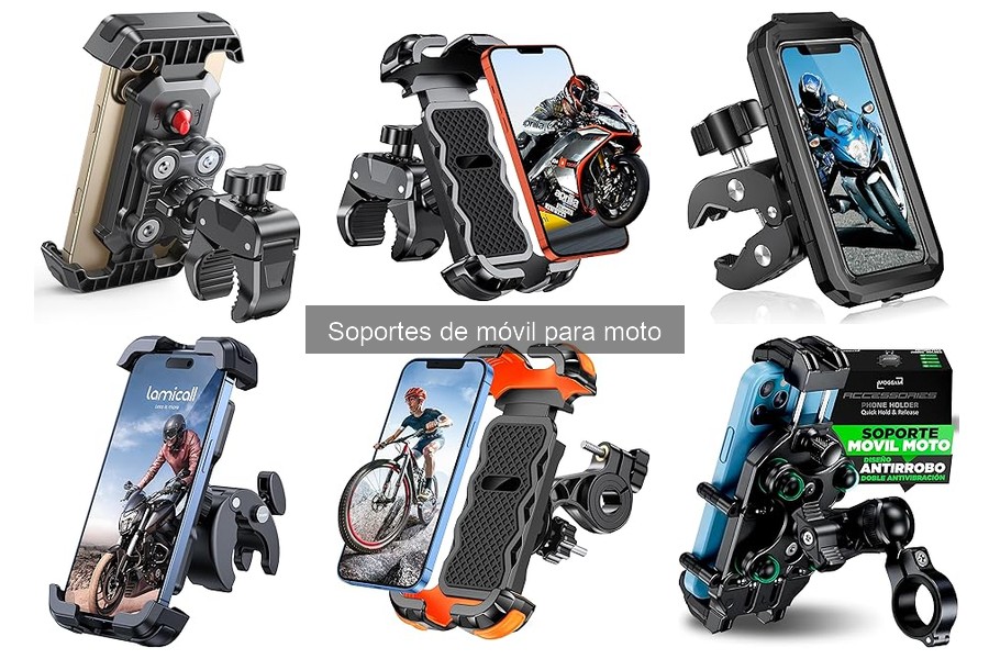 Mejores soportes de móvil para moto según expertos