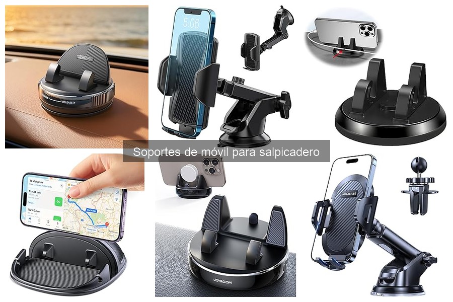 Mejores soportes de móvil para salpicadero en 2023