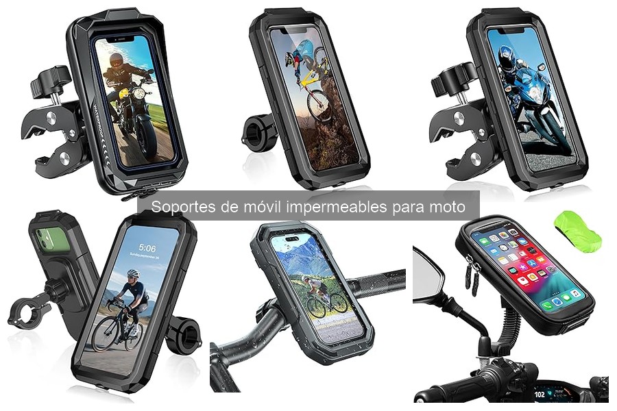 Mejores tiendas para comprar soportes de móvil impermeables para moto
