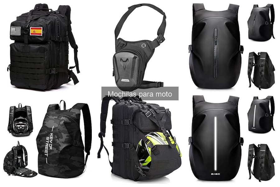 Mochilas para moto: Las mejores para transportar laptops