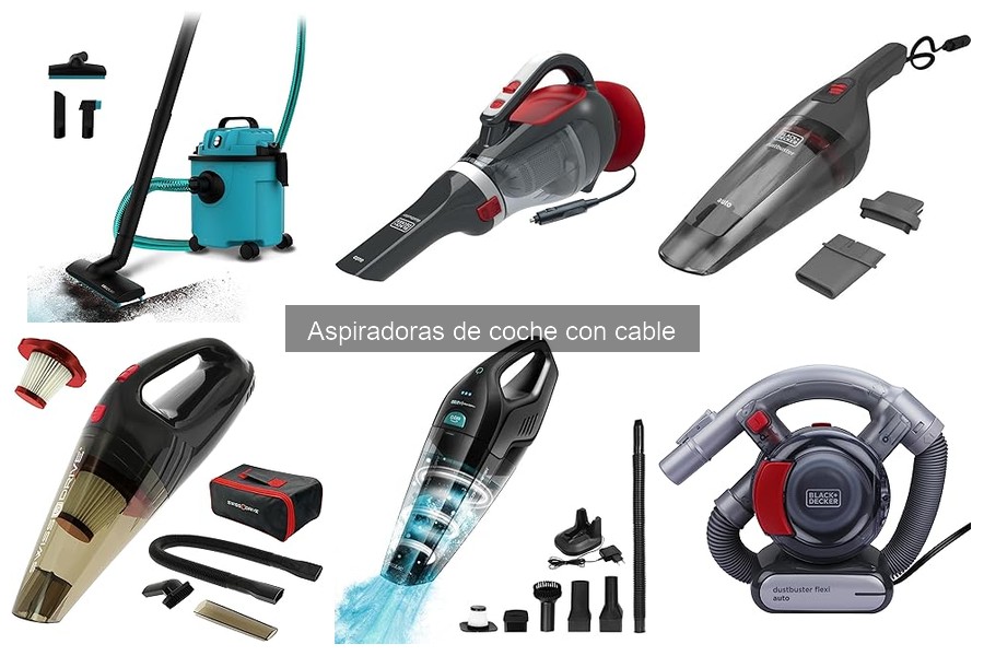 Ofertas y precios de aspiradoras de coche con cable