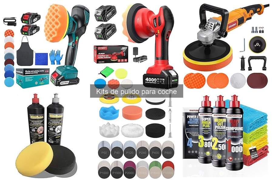 Ofertas y precios de kits de pulido para coches