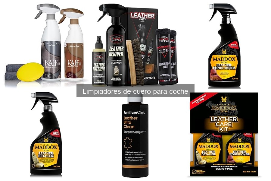 Ofertas y precios de limpiadores de cuero para coche