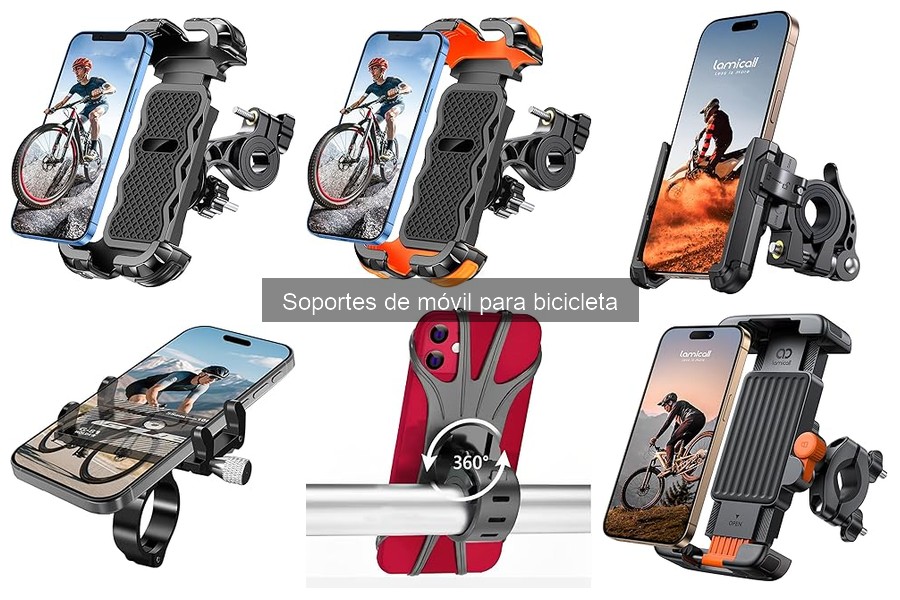 Ofertas y precios de soportes de móvil para bicicleta