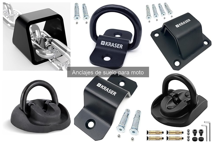 Opiniones sobre anclajes de suelo para moto: testimonios reales