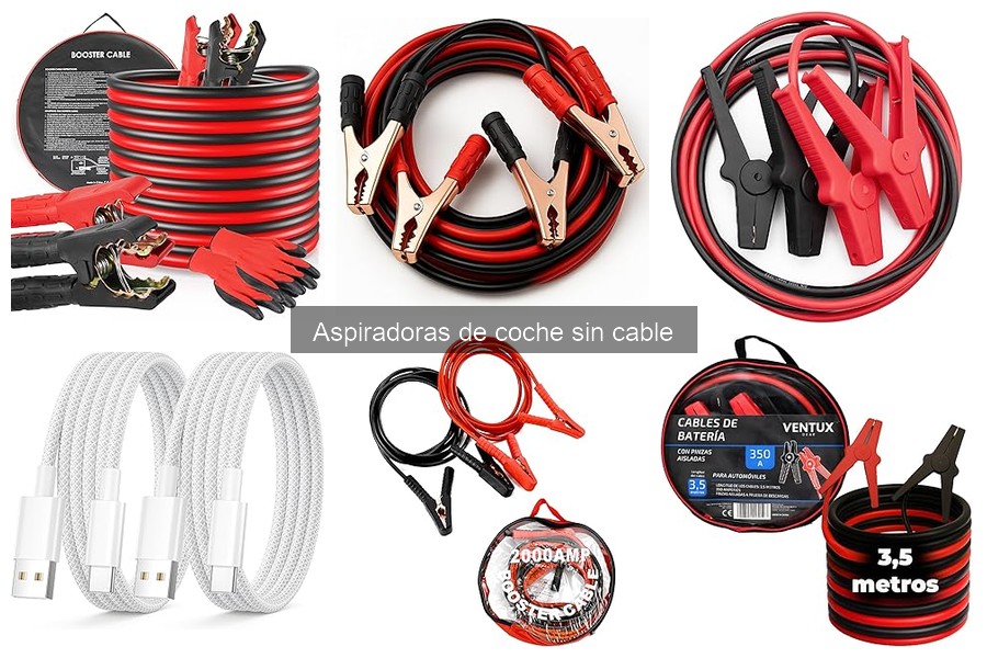 Opiniones sobre aspiradoras de coche sin cable: Comparativa