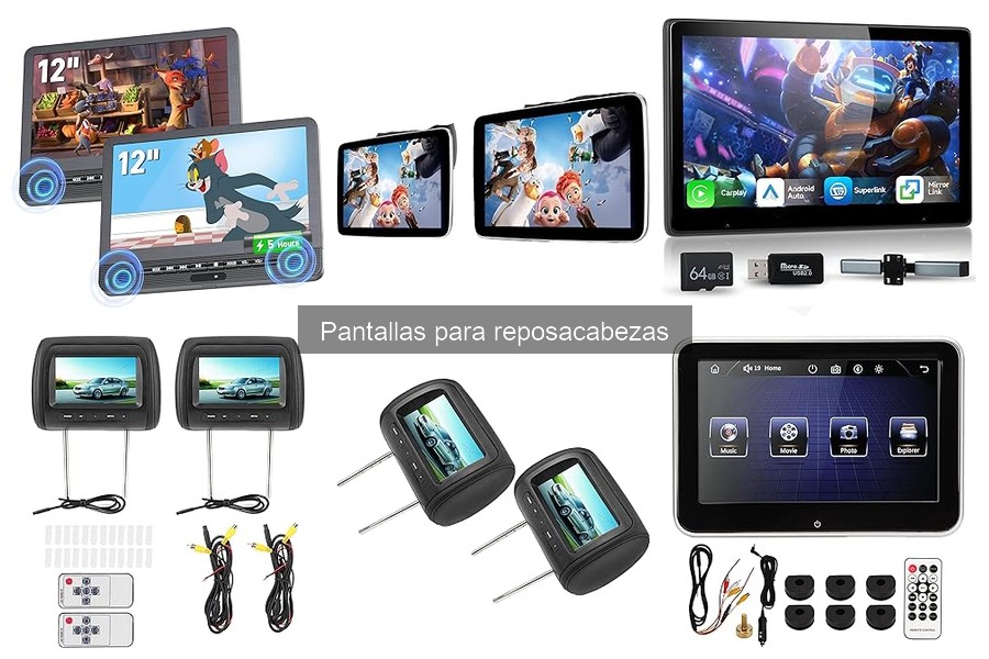 Opiniones sobre Pantallas para Reposacabezas en 2023