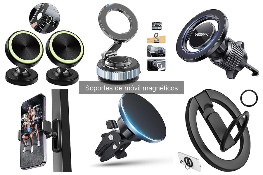 Opiniones sobre Soportes de Móvil Magnéticos para Coches