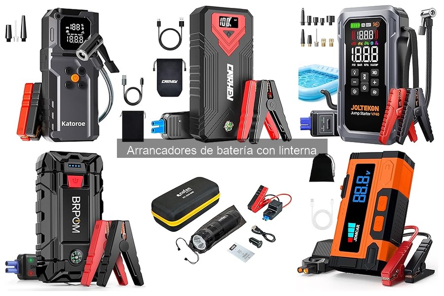 ** Precio promedio de arrancadores de batería con linterna