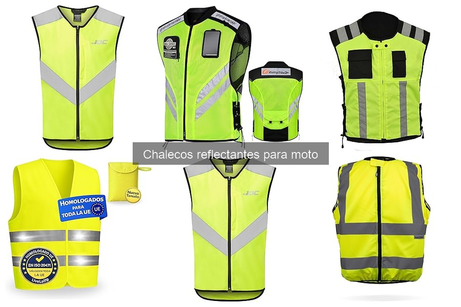 Precio promedio de chalecos reflectantes para moto