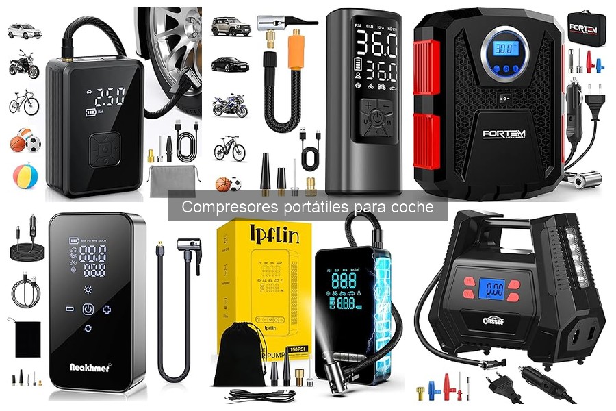 Precios de compresores portátiles para coche y dónde comprarlos