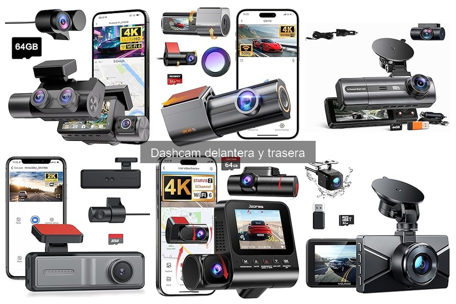 Precios Promedio de Dashcams Delantera y Trasera en 2024