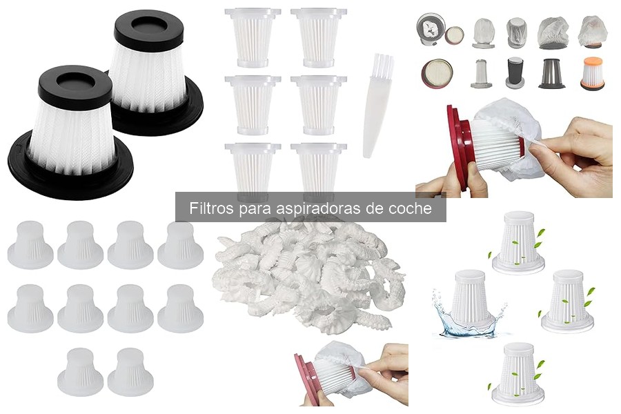 Precios promedio de filtros para aspiradoras de coche