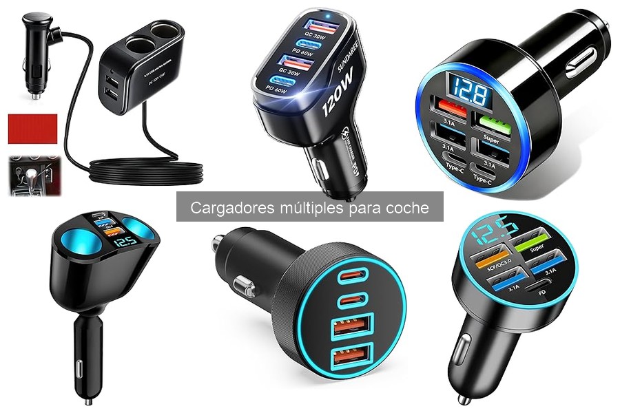 Precios y Dónde Comprar Cargadores Múltiples para Coche