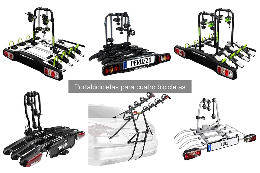 Precios y Dónde Comprar Portabicicletas para Cuatro Bicicletas