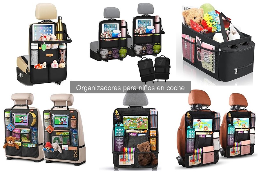 Problemas comunes al usar organizadores para niños en el coche