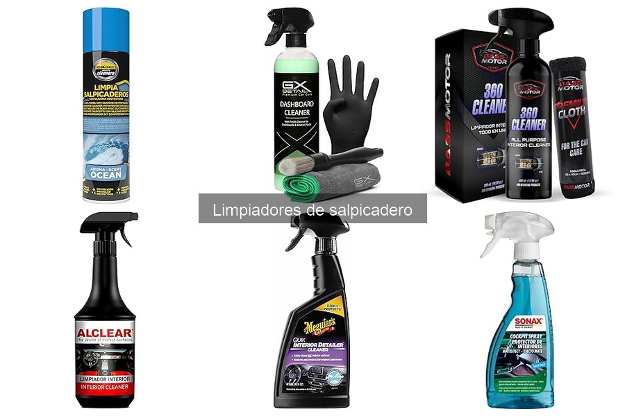 Problemas comunes con limpiadores de salpicadero y soluciones