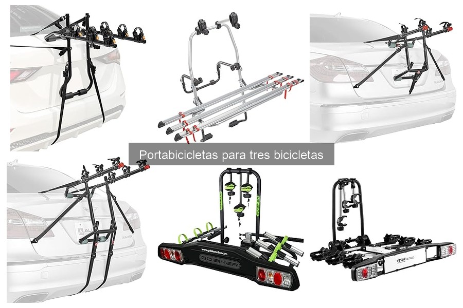 Problemas comunes con portabicicletas para tres bicicletas
