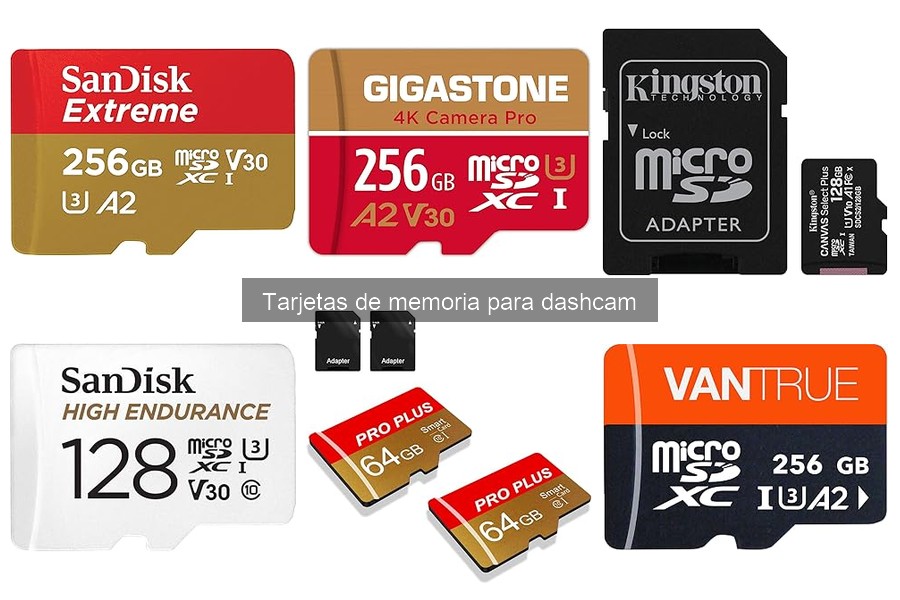 Problemas comunes con tarjetas de memoria en dashcams
