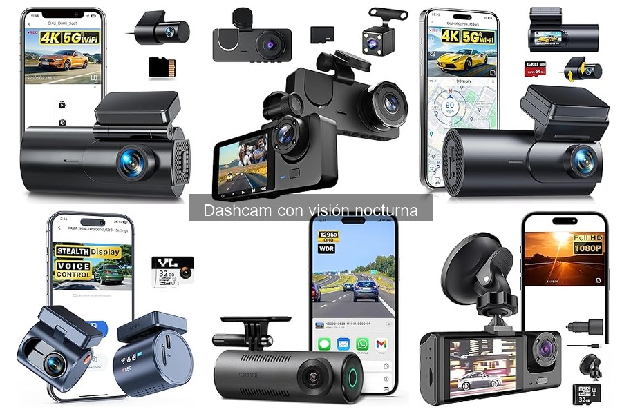 Problemas comunes de dashcams con visión nocturna y soluciones
