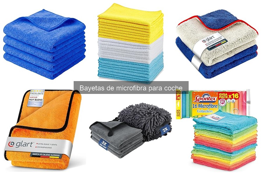 ¿Pueden las bayetas de microfibra rayar la pintura del coche?