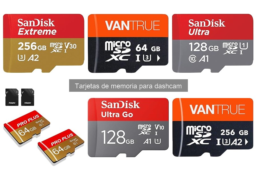 ¿Puedo usar cualquier tarjeta de memoria en mi dashcam?