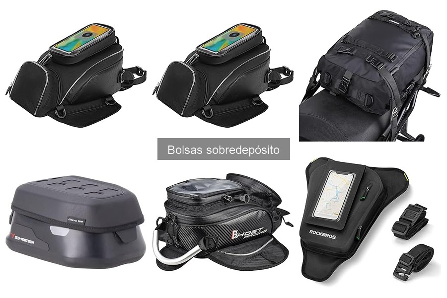 ¿Puedo usar una bolsa sobredepósito en cualquier moto?