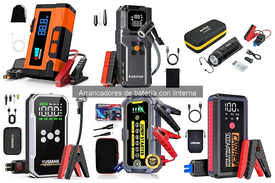 ¿Qué es un arrancador de batería con linterna? Todo lo que debes saber
