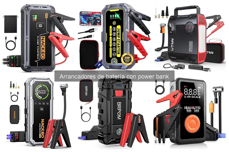 ¿Qué es un arrancador de batería con power bank?
