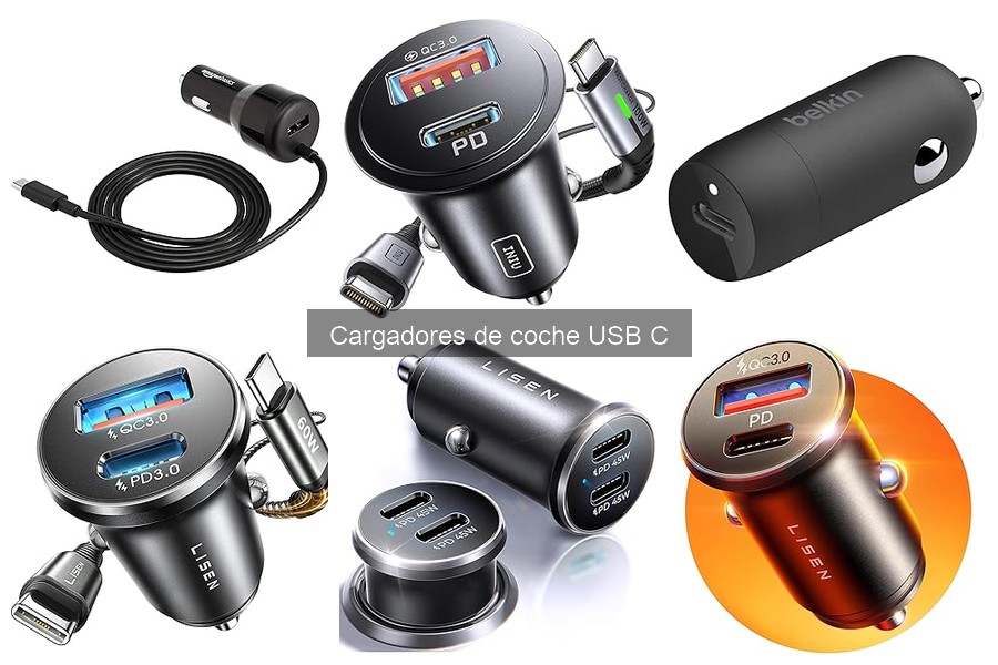 ¿Qué es un cargador de coche USB-C? Características y funciones