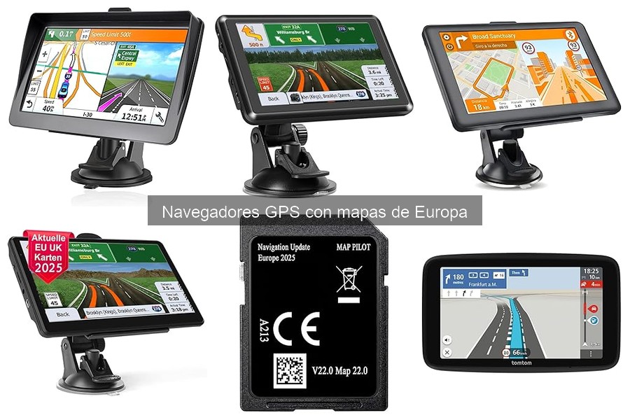 ¿Qué es un navegador GPS con mapas de Europa?