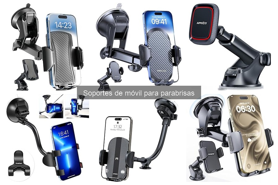 Qué es un soporte de móvil para parabrisas y su funcionalidad